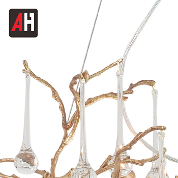 Home indoor lighting latest product modern hanging copper pendant lamp